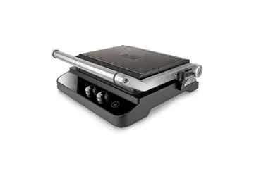 Pöytägrilli Black+Decker Harjattu teräs Lämpötilan säädin 2000W - Piha & ulkoaltaat - Grillaus - Muut grillit - Kannettava grilli & retkigrilli
