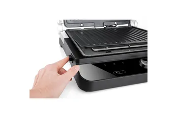 Pöytägrilli Black+Decker Harjattu teräs Lämpötilan säädin 2000W - Piha & ulkoaltaat - Grillaus - Muut grillit - Kannettava grilli & retkigrilli