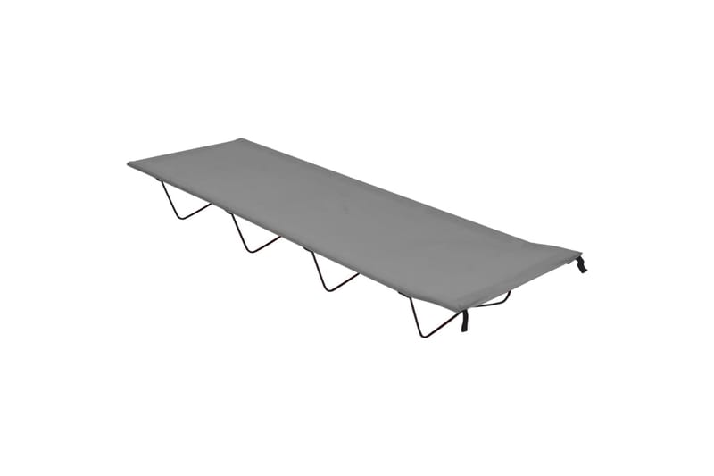 Retkisängyt 2 kpl 180x60x19 cm Oxford-kangas ja teräs harmaa - Harmaa - Urheilu & vapaa-aika - Retkeily & vaellus - Retkeilykalusteet