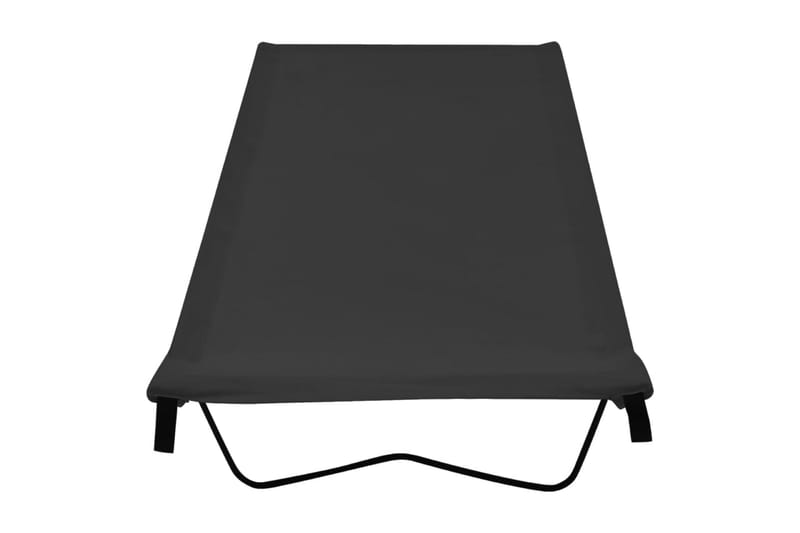 Retkisängyt 2 kpl 180x60x19 cm Oxford-kangas ja teräs musta - Musta - Urheilu & vapaa-aika - Retkeily & vaellus - Retkeilykalusteet