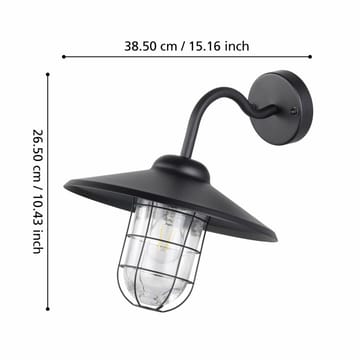 Seinävalaisin Ulkovalaistus Melgoa - 30 cm - Piha & ulkoaltaat - Piha-alue - Sisäänkäynti - Sisäänkäynnin valaistus