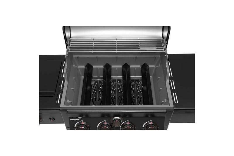 Kaasugrilli Mustang Charleston - Musta - Urheilu & vapaa-aika - Retkeily & vaellus - Retkikeittiöt - Kaasukeitin