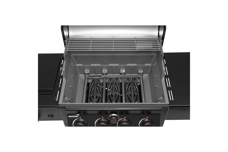 Kaasugrilli Mustang Charleston - Musta - Urheilu & vapaa-aika - Retkeily & vaellus - Retkikeittiöt - Kaasukeitin
