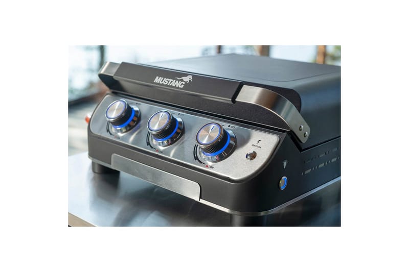 Kaasugrilli Mustang Plate 3 - Musta - Urheilu & vapaa-aika - Retkeily & vaellus - Retkikeittiöt - Kaasukeitin