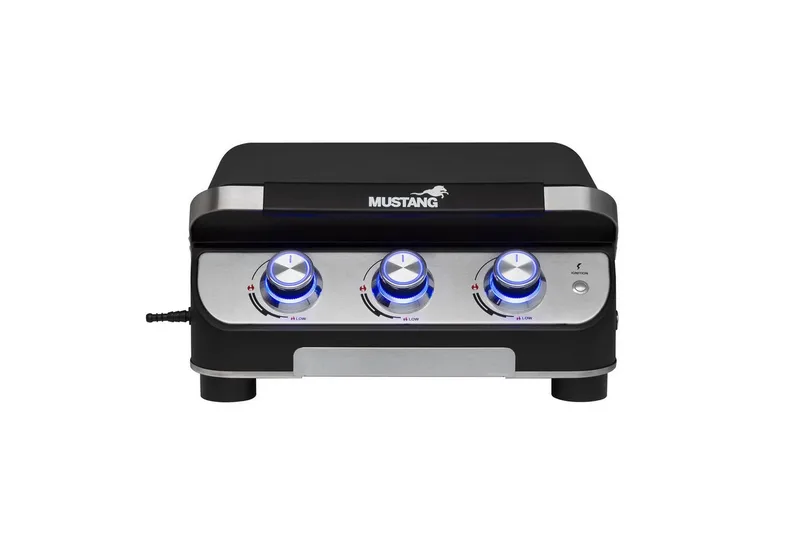 Kaasugrilli Mustang Plate 3, Musta