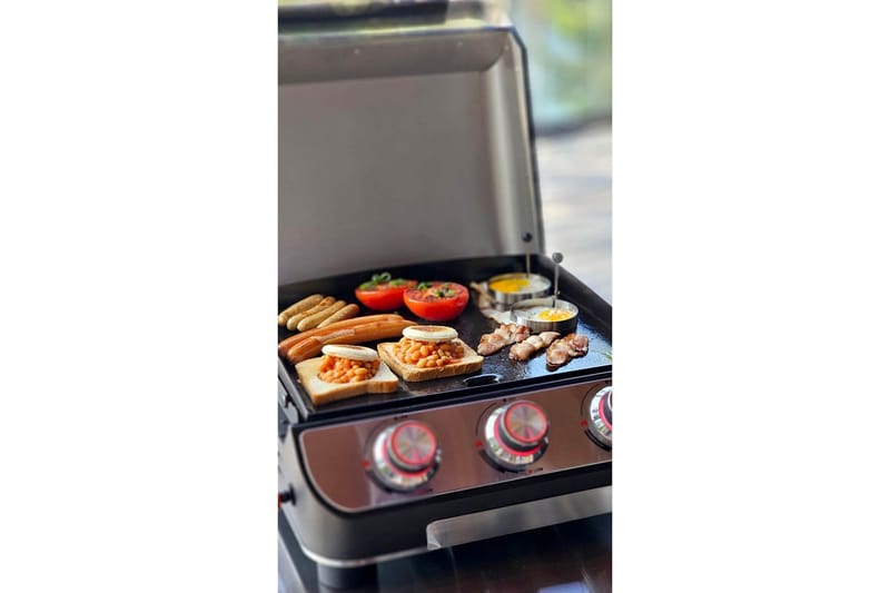 Kaasugrilli Mustang Plate 3 - Musta - Urheilu & vapaa-aika - Retkeily & vaellus - Retkikeittiöt - Kaasukeitin