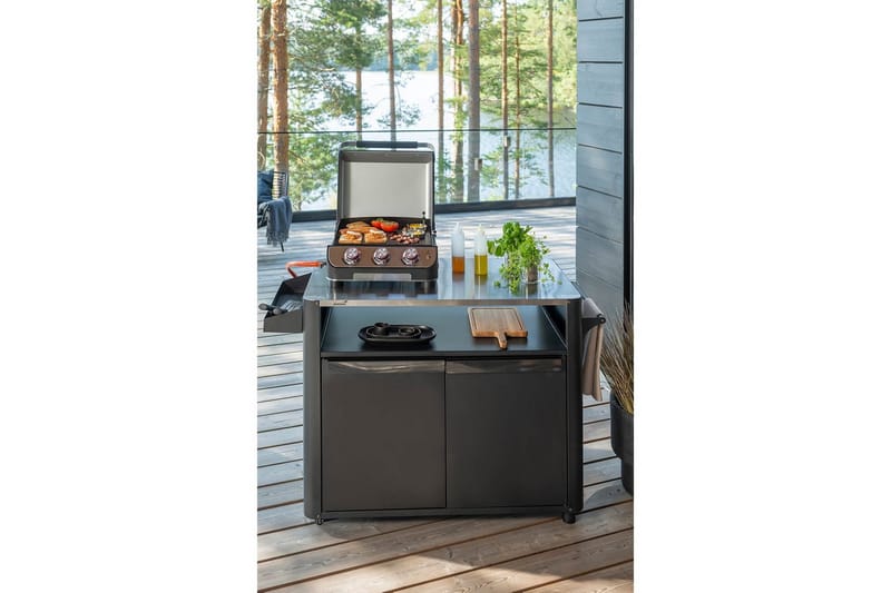 Kaasugrilli Mustang Plate 3 - Musta - Urheilu & vapaa-aika - Retkeily & vaellus - Retkikeittiöt - Kaasukeitin