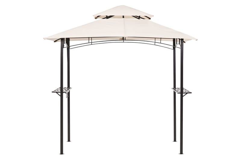 Lusthus Beliani Naro Beige/svart Beige||Black - Piha & ulkoaltaat - Lasiterassi & pihamökki - Huvimaja