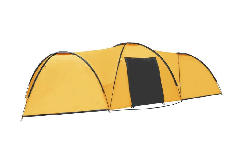 Retkeilyteltta iglu 650x240x190 cm 8 henkilöä keltainen - Urheilu & vapaa-aika - Retkeily & vaellus - Teltat - Perheteltta