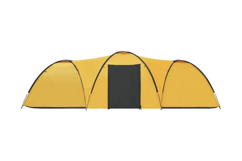 Retkeilyteltta iglu 650x240x190 cm 8 henkilöä keltainen - Urheilu & vapaa-aika - Retkeily & vaellus - Teltat - Perheteltta