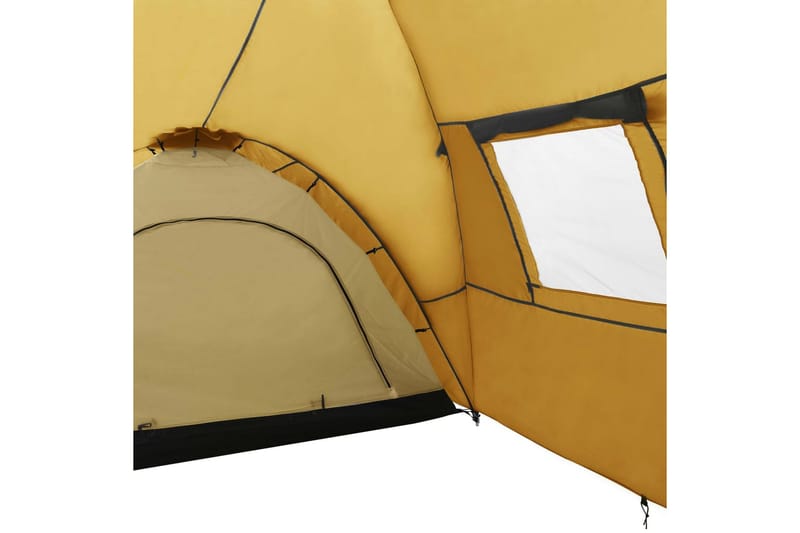 Retkeilyteltta iglu 650x240x190 cm 8 henkilöä keltainen - Urheilu & vapaa-aika - Retkeily & vaellus - Teltat - Perheteltta
