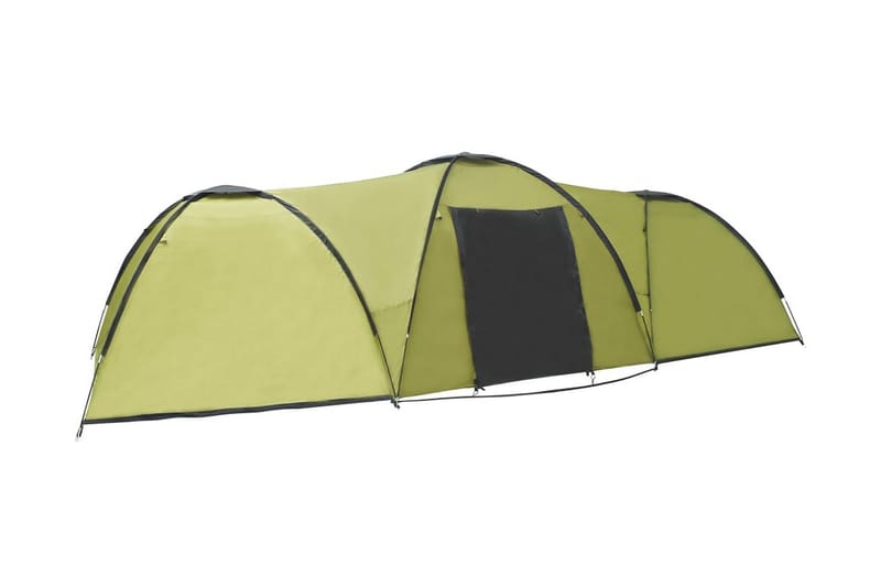 Retkeilyteltta iglu 650x240x190cm 8 henkilöä vihreä - Vihreä - Urheilu & vapaa-aika - Retkeily & vaellus - Teltat - Perheteltta
