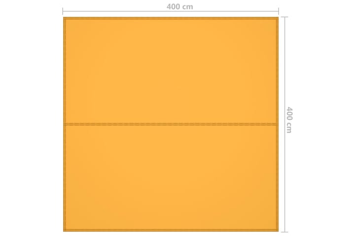 Suojapeite ulkokäyttöön 4x4 m keltainen - Tarppi - Teltat