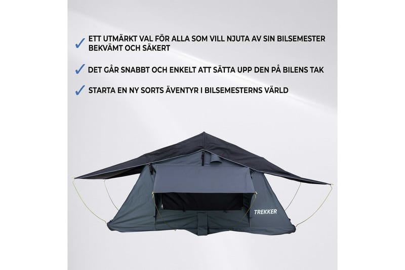 Trekker Katusteltta Camper M - Sininen - Urheilu & vapaa-aika - Retkeily & vaellus - Teltat