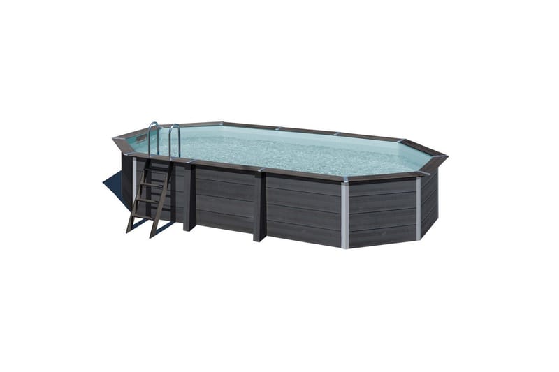 Komposiittiallas Swim & Fun Ovaali 664 x 386 x 124 cm - 664 x 386 x 124 cm - Urheilu & vapaa-aika - Ulkoilu - Vesileikit & vesiurheilu