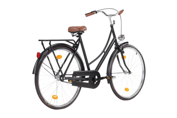 28 hollantilainen polkupyörä 28 renkaat 57cm runko naisten - Musta - Polkupyörät - Naisten pyörä