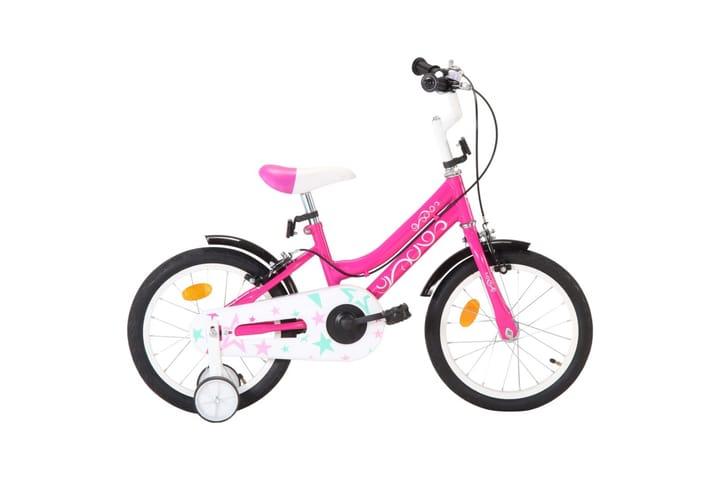 Lasten pyörä 16 musta ja pinkki - Pinkki - Polkupyörät - Lasten pyörä & junioripyörä