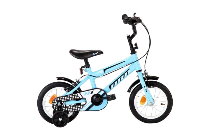 Lasten pyörä 12 musta ja sininen - Sininen - Polkupyörät - Lasten pyörä & junioripyörä