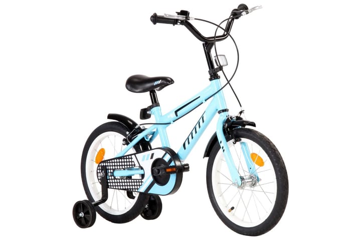 Lasten pyörä 16 musta ja sininen - Sininen - Polkupyörät - Lasten pyörä & junioripyörä