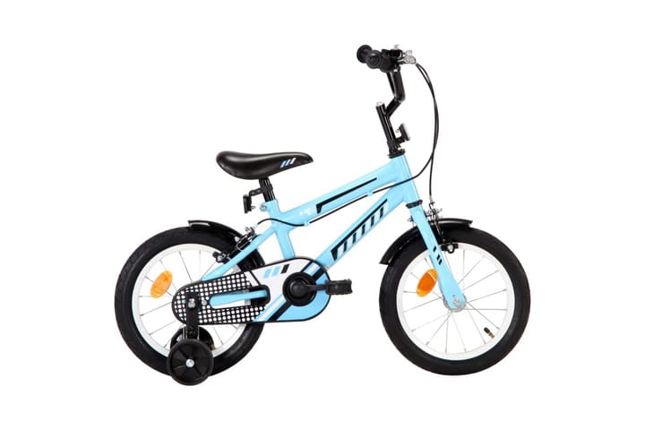 Lasten pyörä 14 musta ja sininen - Sininen - Polkupyörät - Lasten pyörä & junioripyörä