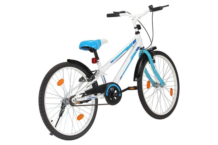 Lasten pyörä 24 sininen ja valkoinen - Polkupyörät - Lasten pyörä & junioripyörä