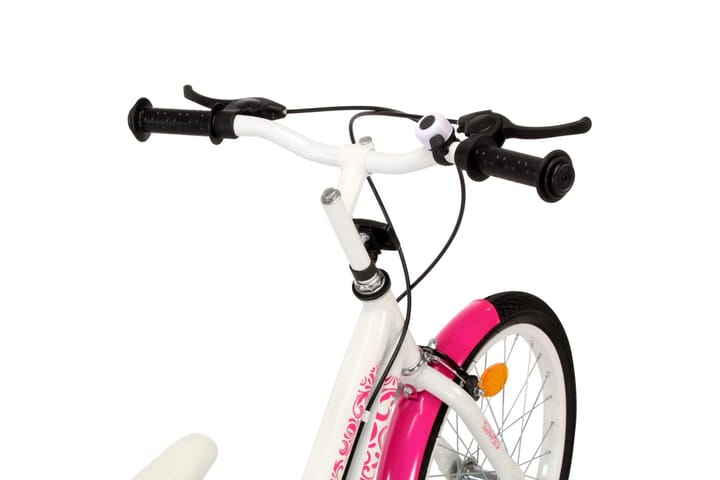 Lasten pyörä 24 pinkki ja valkoinen - Lasten pyörä & junioripyörä - Polkupyörät