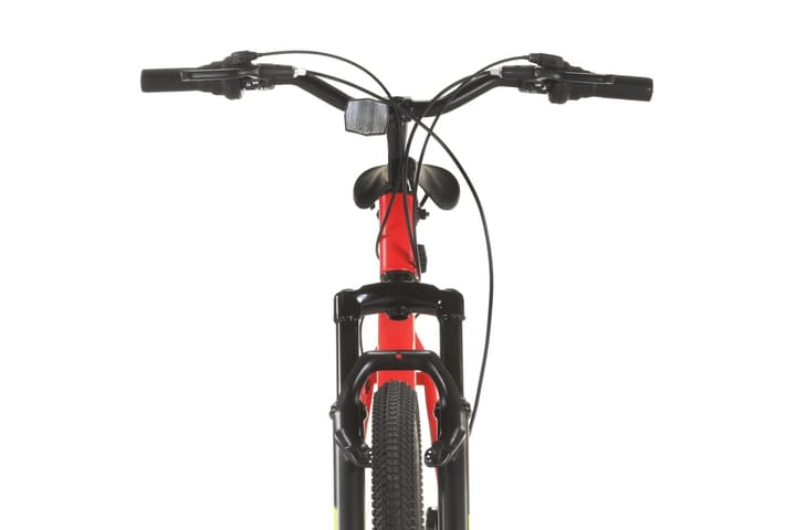 Maastopyörä 21 vaihdetta 27,5 renkaat 38 cm runko punainen - Polkupyörät - Maastopyörä