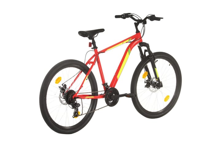 Maastopyörä 21 vaihdetta 27,5 renkaat 42 cm runko punainen - Polkupyörät - Maastopyörä