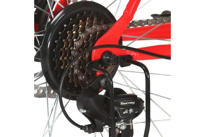 Maastopyörä 21 vaihdetta 29 renkaat 48 cm runko punainen - Polkupyörät - Maastopyörä