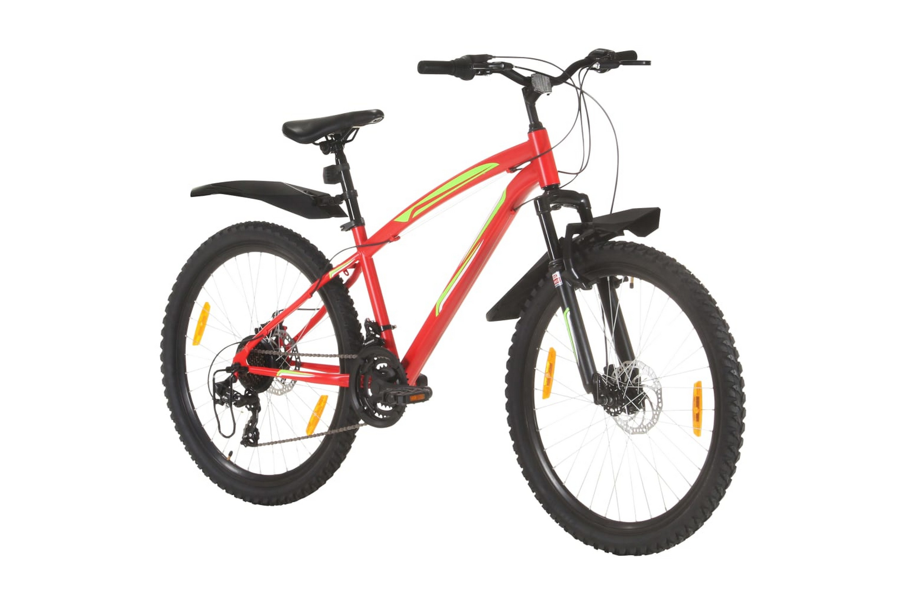 Maastopyörä 21 vaihdetta 26 renkaat 36 cm runko punainen - Punainen