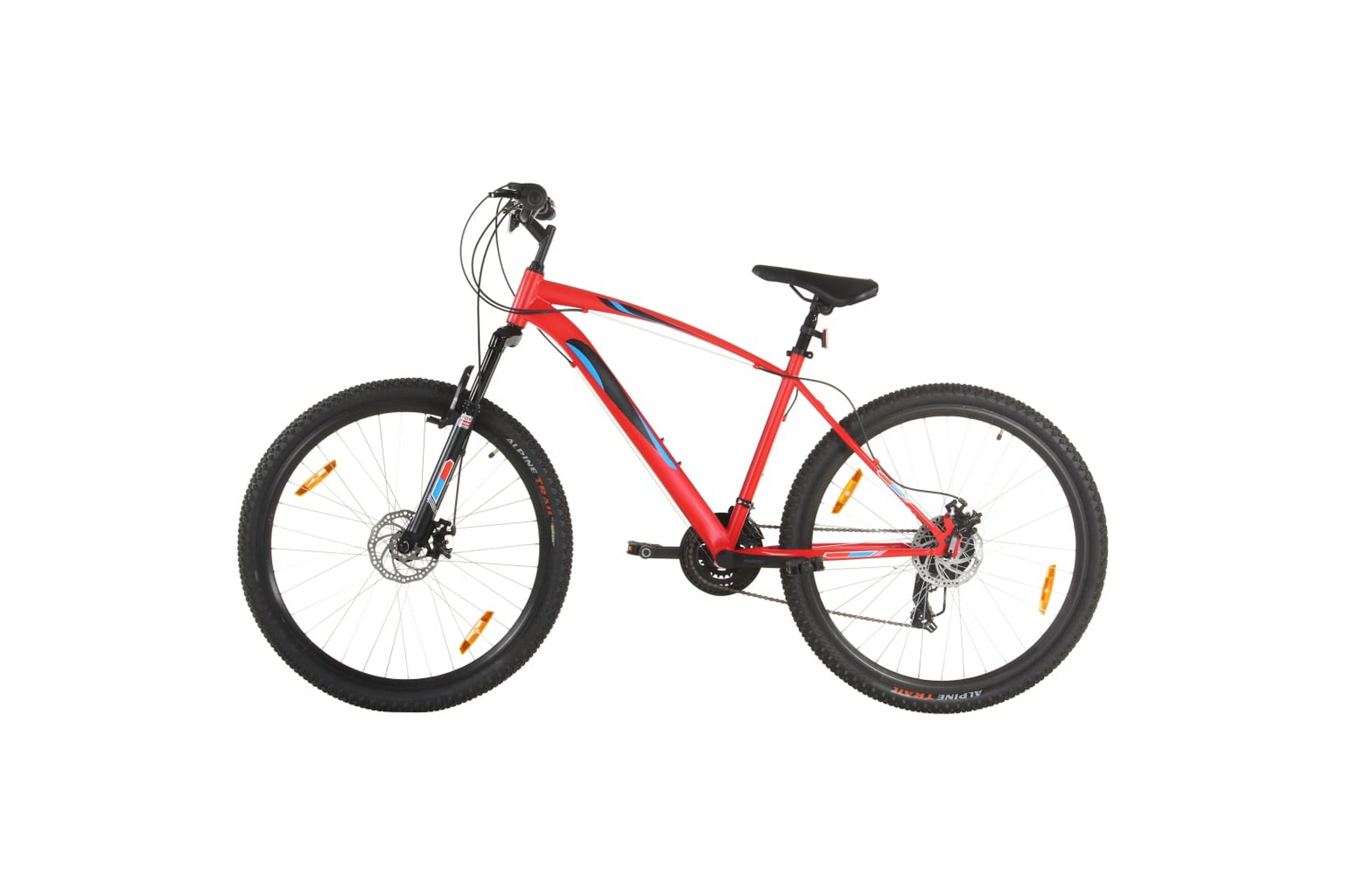 Maastopyörä 21 vaihdetta 29 renkaat 48 cm runko punainen -