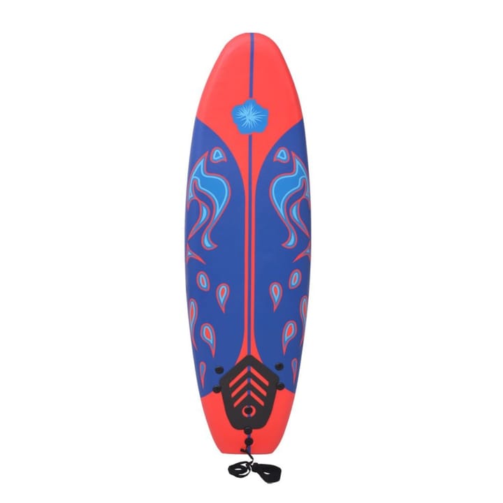 Surffilauta Sininen ja punainen 170 cm - Monivärinen - Vesileikit & vesiurheilu