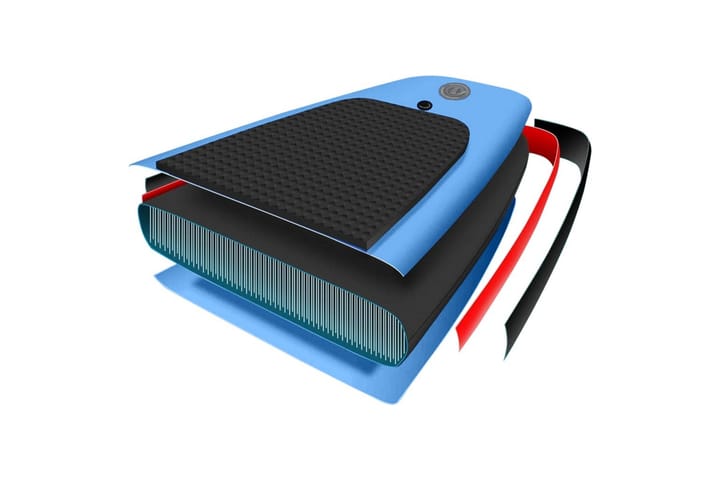 Täytettävä SUP-lautasarja merensininen 360x81x10 cm - Sininen - Vesileikit & vesiurheilu