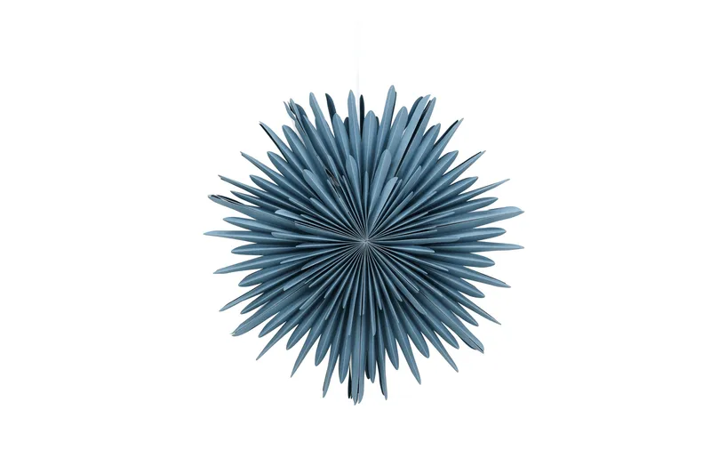 Sälen Adventtitähti / Joululamppu 60 cm, Harmaa / Sininen