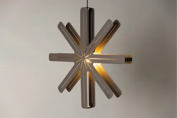 Säfsen Adventtitähti / Joululamppu 80 cm - Mokka - Valaistus - Jouluvalaistus - Joulutähti
