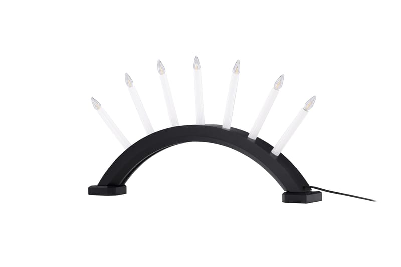 Kebnekaise Kynttilänjalka - Musta - Valaistus - Jouluvalaistus - Kyntteliköt