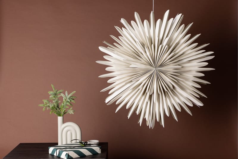 Sälen Adventtitähti / Joululamppu 100 cm - Beige - Valaistus - Jouluvalaistus - Joulutähti