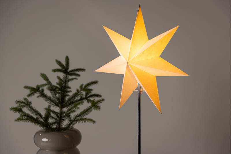 Grövelfjäll Adventtitähti - Valkoinen - Valaistus - Jouluvalaistus - Joulutähti