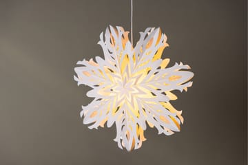 Hundfjället Adventtitähti - Valkoinen - Valaistus - Jouluvalaistus - Joulutähti