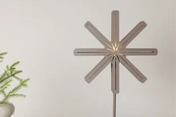 Säfsen Adventtitähti / Joululamppu 40 cm - Ruskea - Valaistus - Jouluvalaistus - Joulutähti