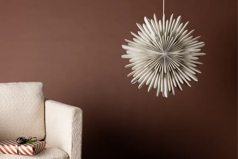 Sälen Adventtitähti / Joululamppu 60 cm - Beige - Valaistus - Jouluvalaistus - Joulutähti