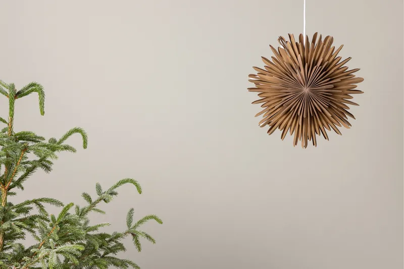 Sälen Adventtitähti / Joululamppu 35 cm - Ruskea - Valaistus - Jouluvalaistus - Joulutähti