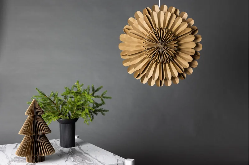 Järvsön Adventtitähti / Joululamppu 60 cm - Ruskea - Valaistus - Jouluvalaistus - Joulutähti