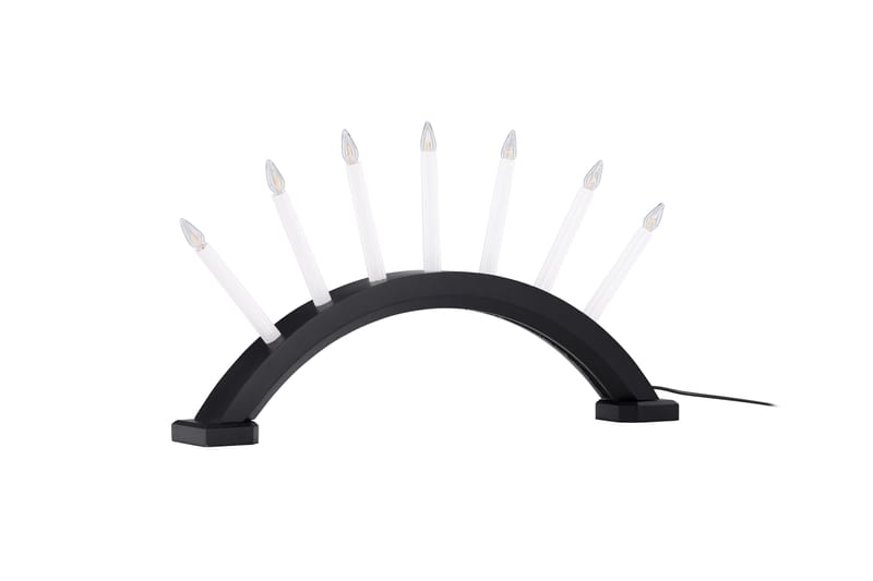 Kebnekaise Kynttilänjalka - Musta - Valaistus - Jouluvalaistus - Kyntteliköt