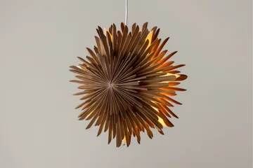 Sälen Adventtitähti / Joululamppu 35 cm - Ruskea - Valaistus - Jouluvalaistus - Joulutähti
