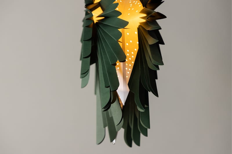 Sälen Adventtitähti / Joululamppu 80 cm - Vihreä - Valaistus - Jouluvalaistus - Joulutähti