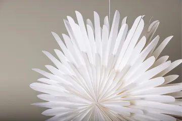 Sälen Adventtitähti / Joululamppu 100 cm - Valkoinen - Valaistus - Jouluvalaistus - Joulutähti