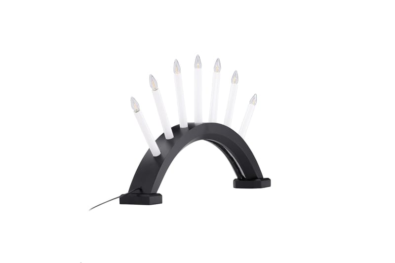 Kebnekaise Kynttilänjalka - Musta - Valaistus - Jouluvalaistus - Kyntteliköt