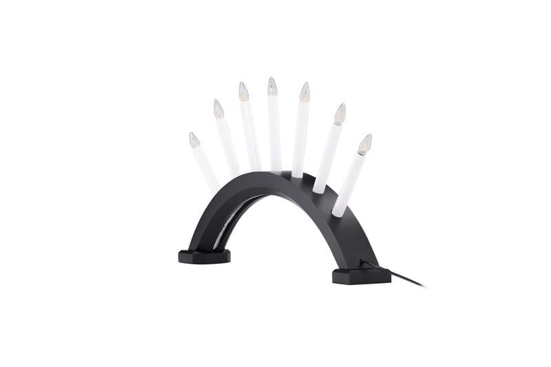 Kebnekaise Kynttilänjalka - Musta - Valaistus - Jouluvalaistus - Kyntteliköt