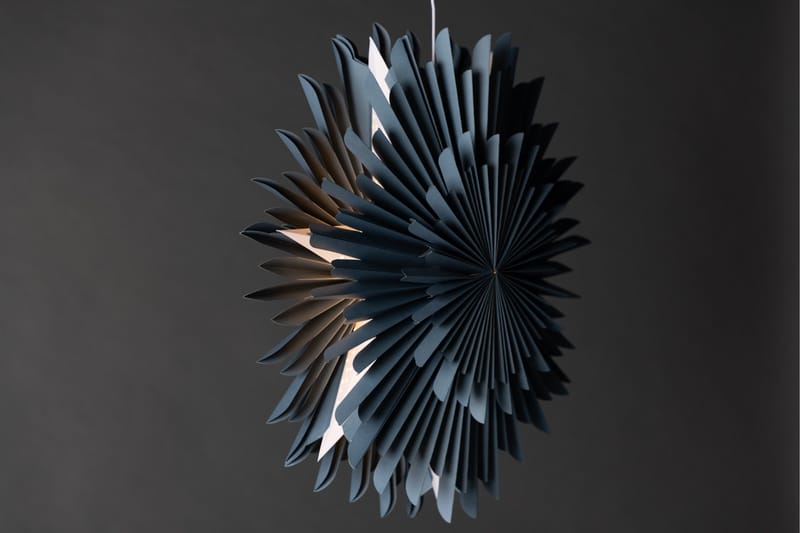 Sälen Adventtitähti / Joululamppu 60 cm - Harmaa / Sininen - Valaistus - Jouluvalaistus - Joulutähti